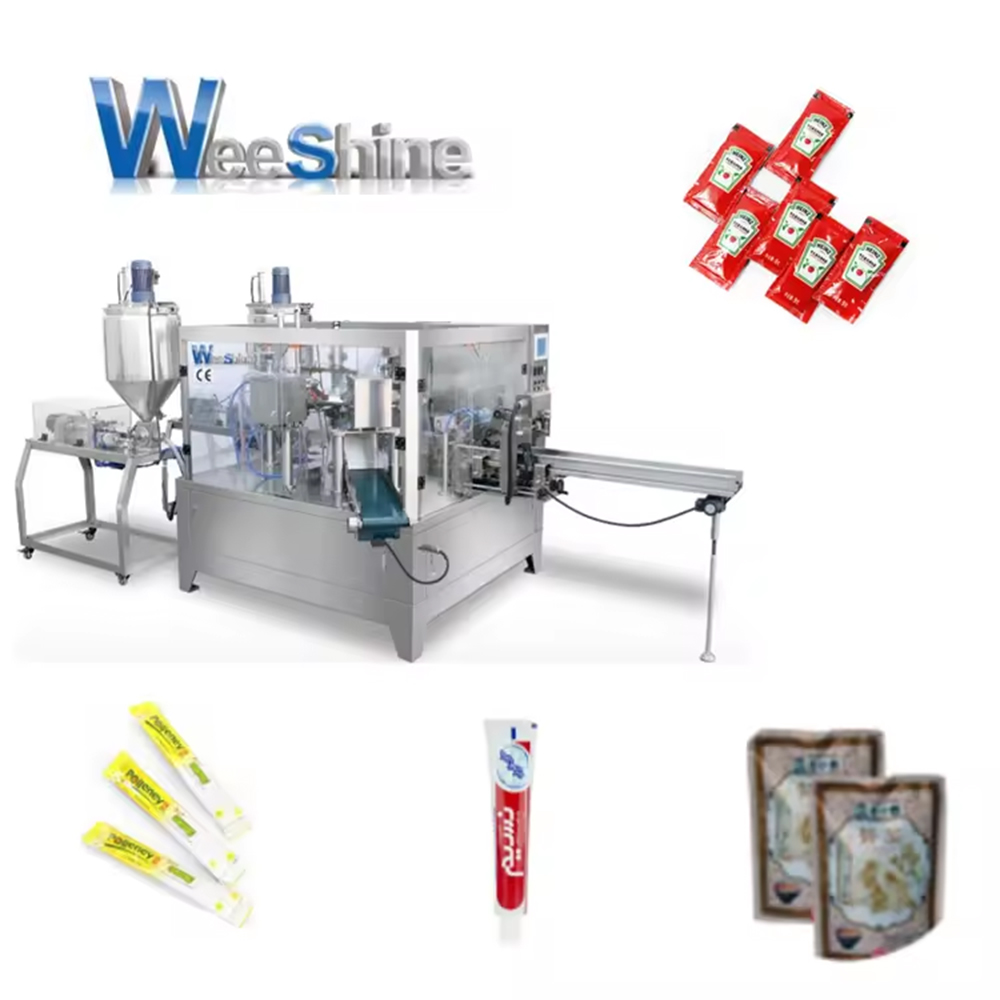 Weeshien Automatic Liquid Doypack Rotary Premade Pouch Filling Machine-1