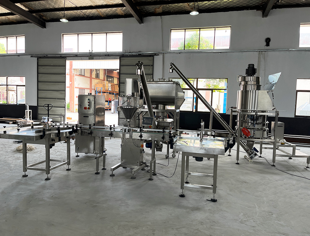 Weeshine High Accuracy Powder Bottles Filling Capping Production Line-2